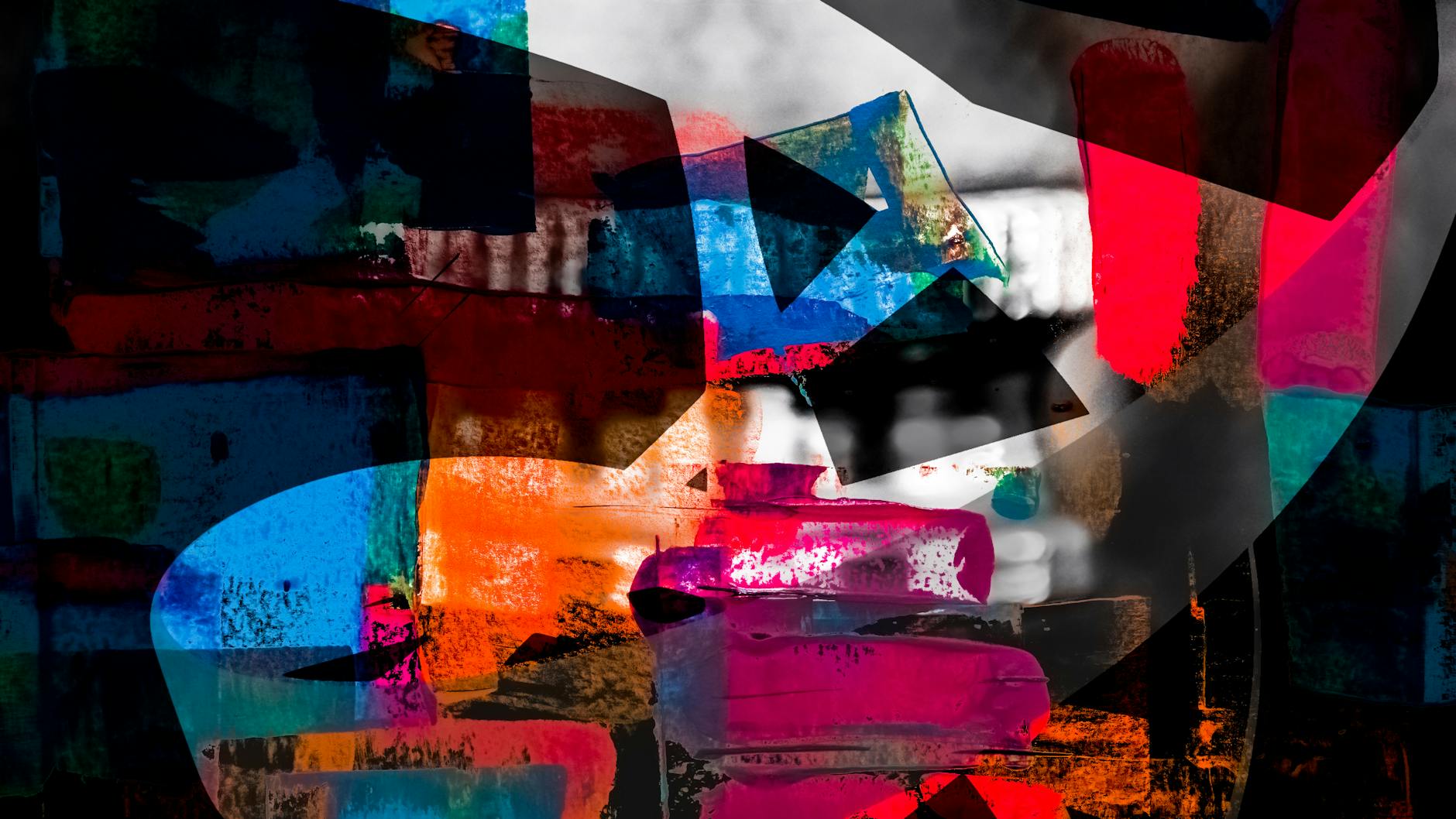 multi colored mix illustration