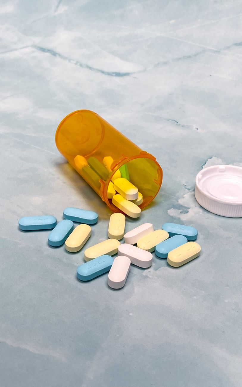 vial with pills